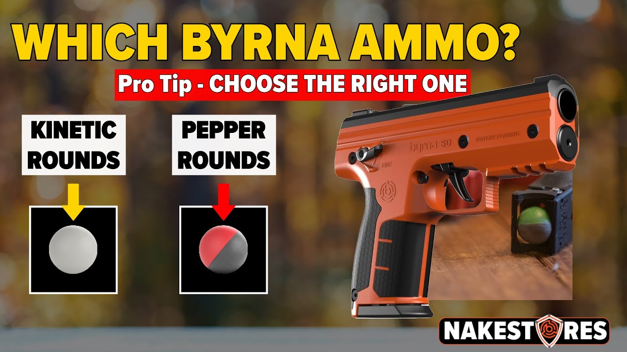 Byrna Ammo Pro Tips – The Right Byrna Projectiles for the Right Situation!