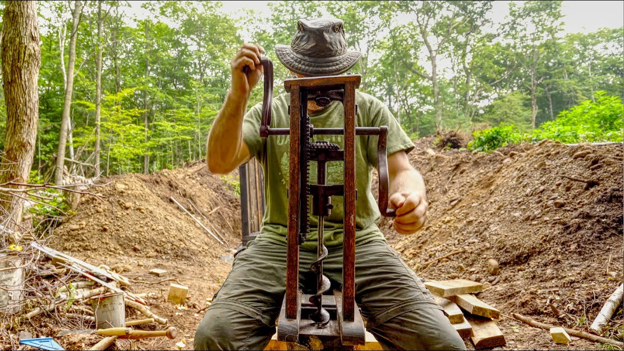 Building a Burnt Timber Frame Root Cellar with Hand Tools, Ep 2