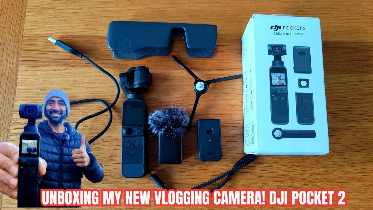 UNBOXING! My NEW DJI Pocket 2 Creator Combo VLOGGING CAMERA!