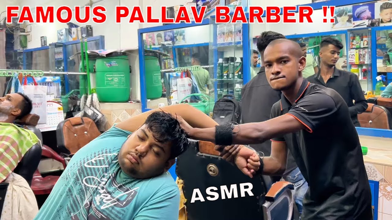 SLEEP INSTANTLY With World's Most RELAXING Indian Head Massage | Pallav Barber | ASMR With AKON