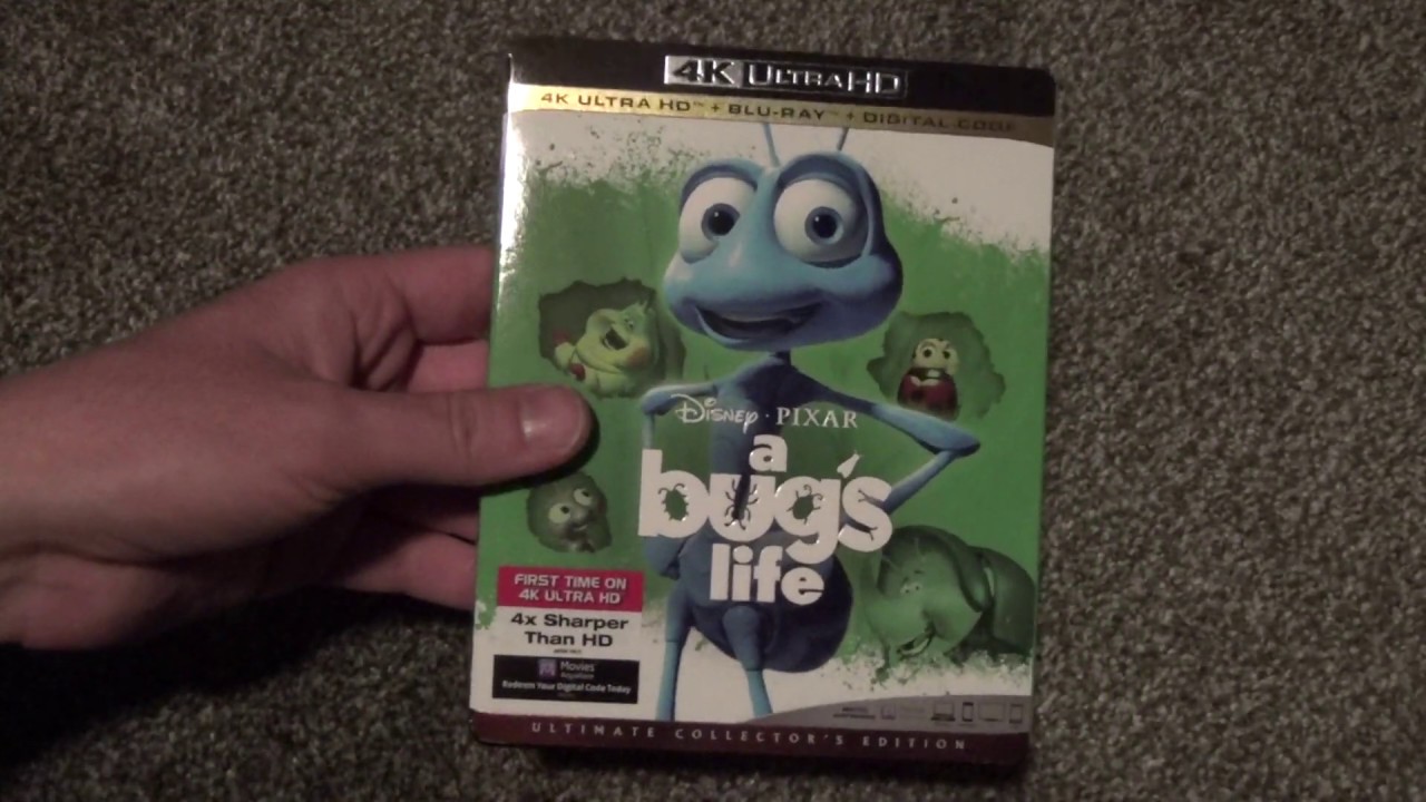 Распаковка Blu-Ray фильма Disney/Pixar «Приключения Флика» 4K Ultra HD
