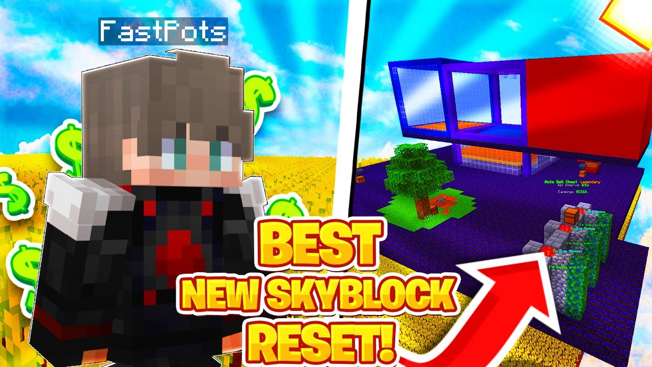 The BEST NEW Minecraft Skyblock Server RESET! | Minecraft Skyblock