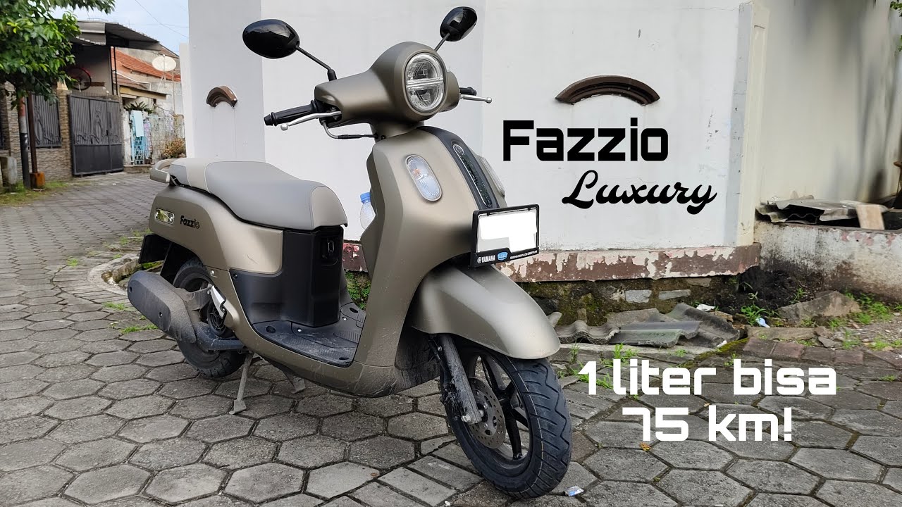 Review & Tes Konsumsi BBM Yamaha Fazzio 2025 | Fitur banyak dan bensin irit!