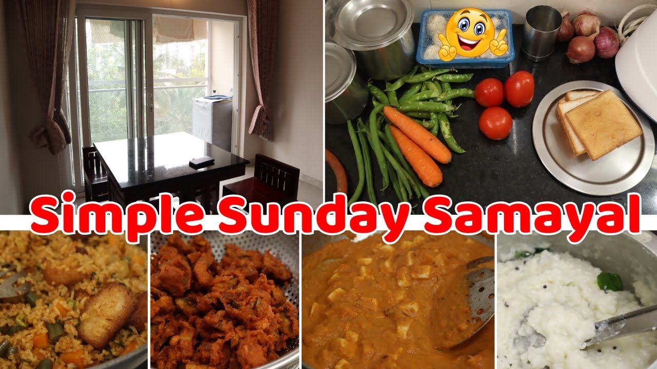 My Simple Sunday Samayal | Cooking Vlog | Weekend Lunch Menu | Veg Lunch | Cooking Videos in Tamil