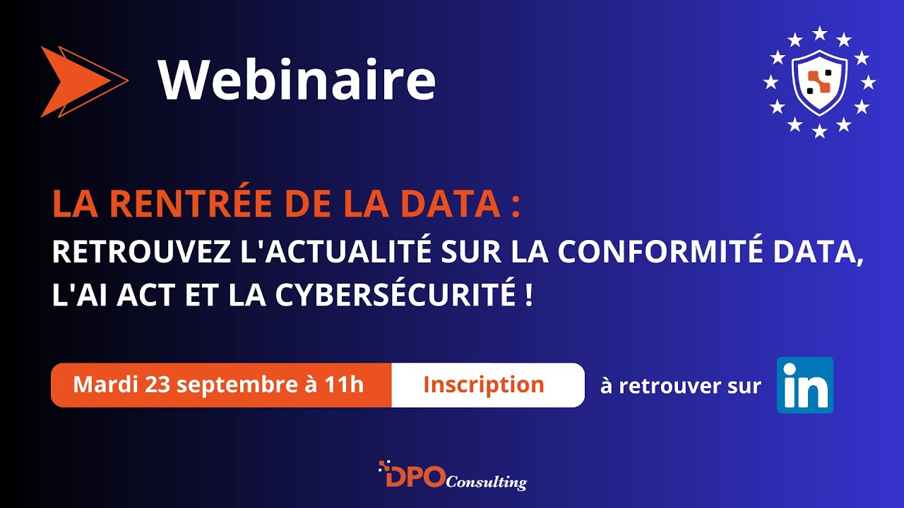 Rentrée 2025 : préparez votre stratégie Data, IA & cybersécurité 🛡️