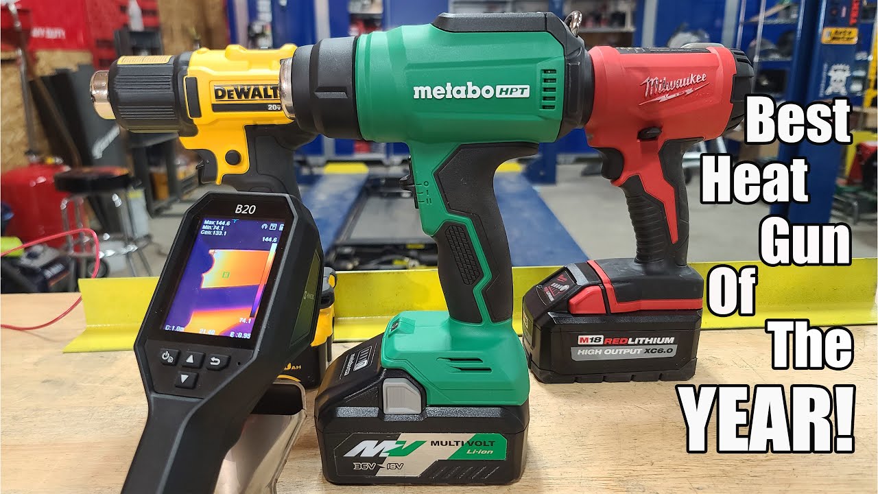 New Metabo HPT 18-Volt Heat Gun VS Dewalt 20-Volt Vs Milwaukee 18-Volt Plus Metabo HPT Review
