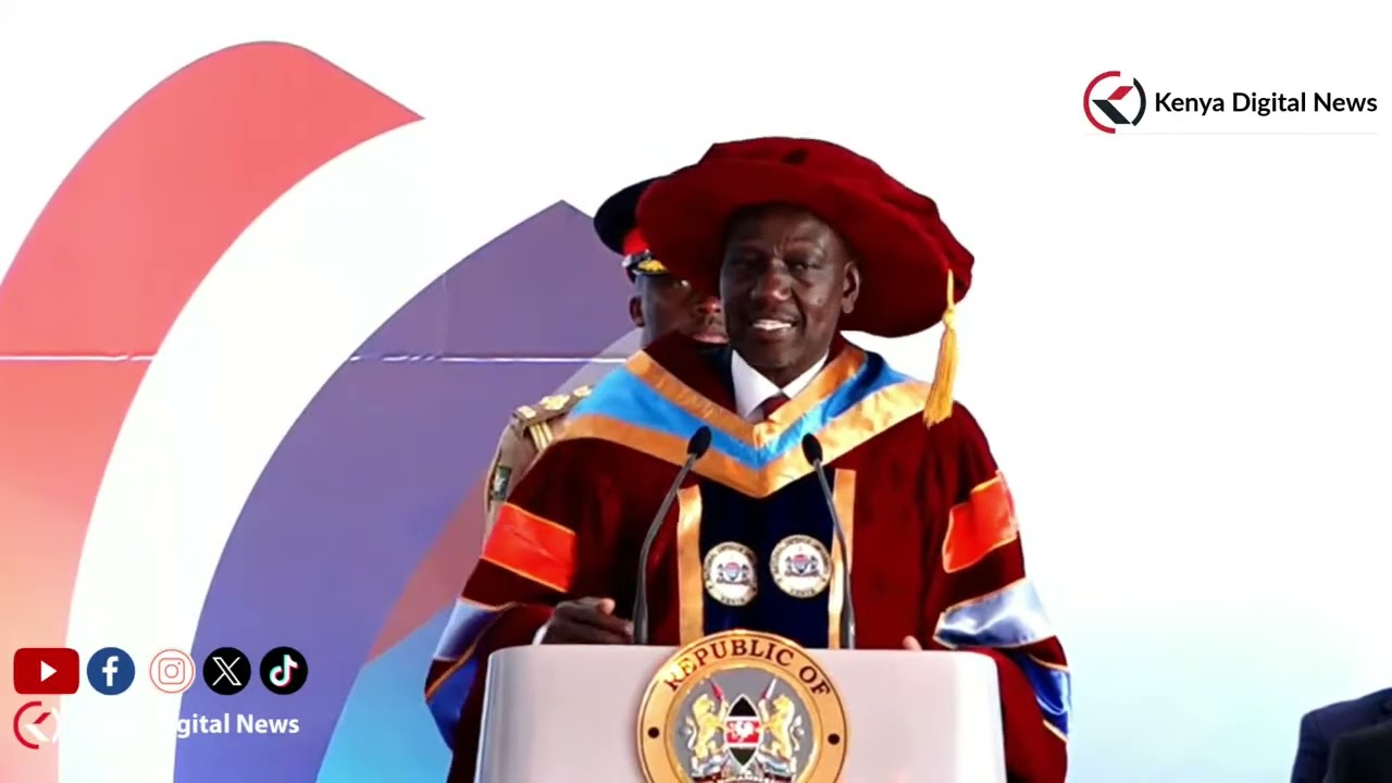 COMMANDER IN CHIEF! Listen to Ruto's speech during National Defence University 3rd graduation!!