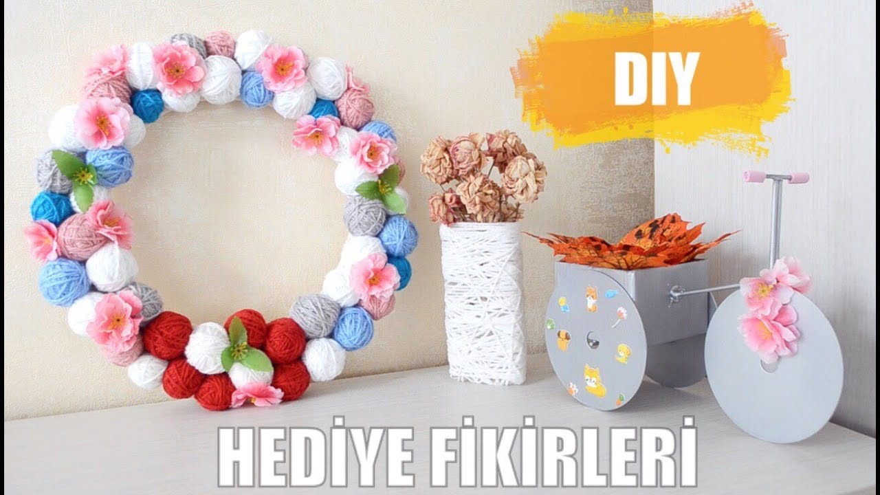 HERKESE UYGUN OLABİLECEK 3 KENDİN YAP HEDIYESİ | 3 SIMPLE DIY GIFTS