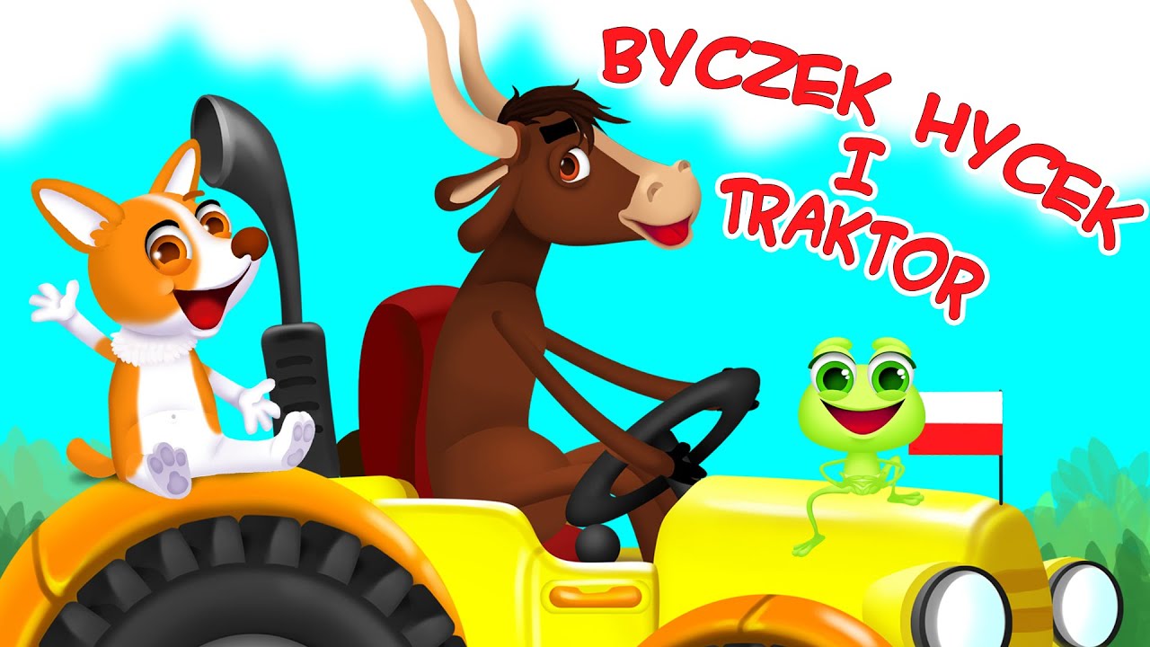 Byczek Hycek i Traktor – Piosenki dla Dzieci – Z Miłości do Dzieci