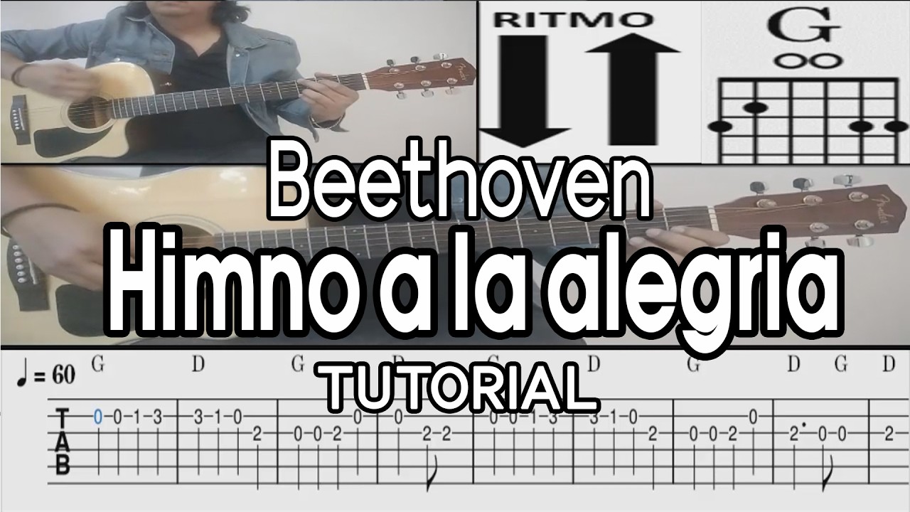Himno a la Alegria / Ode to Joy - Beethoven (Guitar Tutorial)
