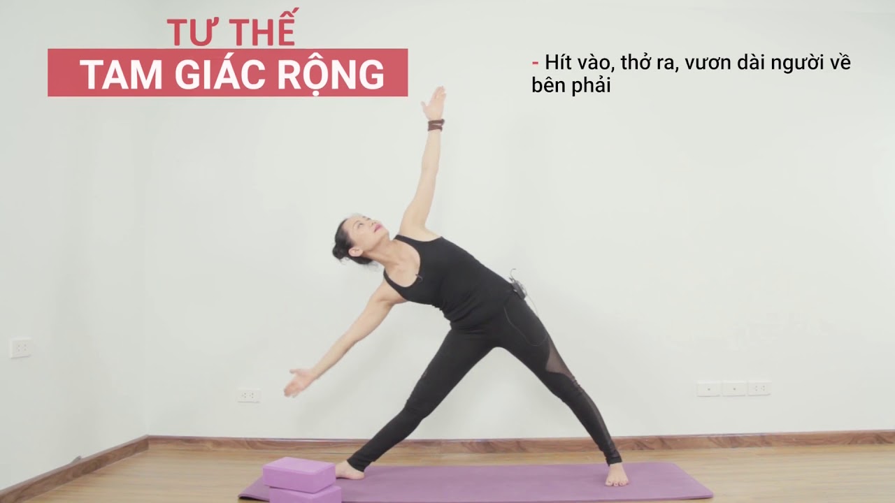 21  tư thế tam giác rộng và tấm ván ngửa