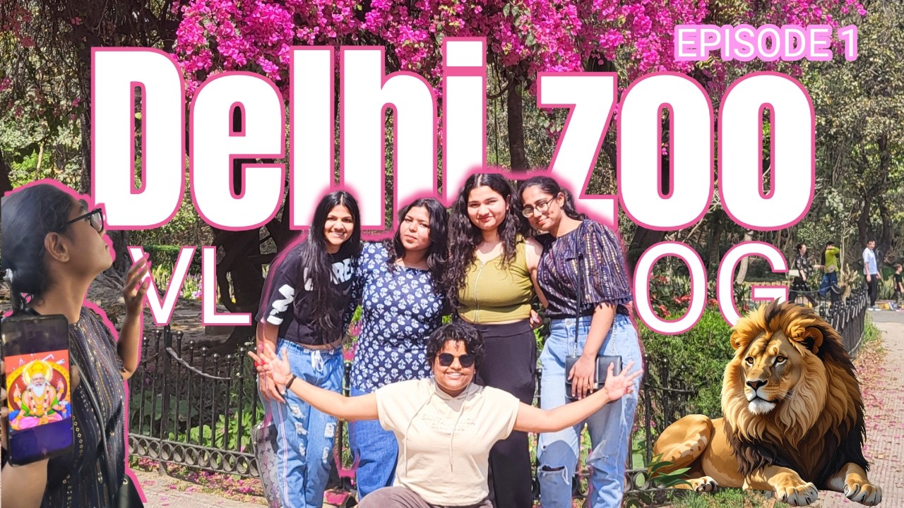 Delhi Zoo Part 1: Metro Pranks & Animal Encounters! 🐯📱