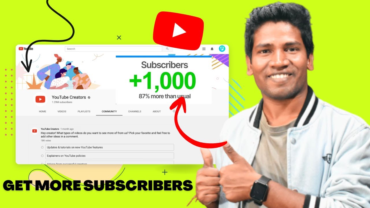YouTube Community post ka use kar ke youtube subscribers kaise badhaye