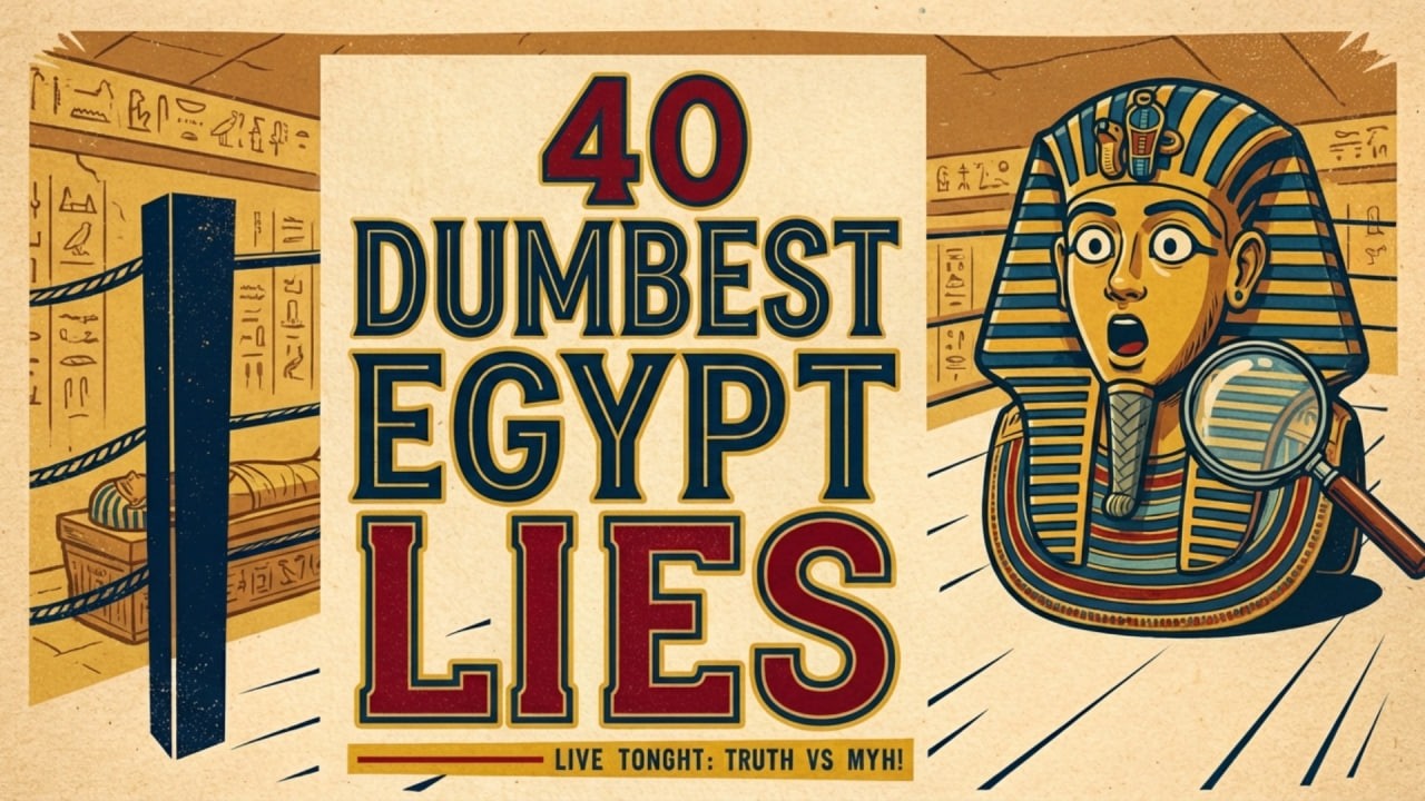 40 Lies About Ancient Egypt and the Pyramids You Still Believe