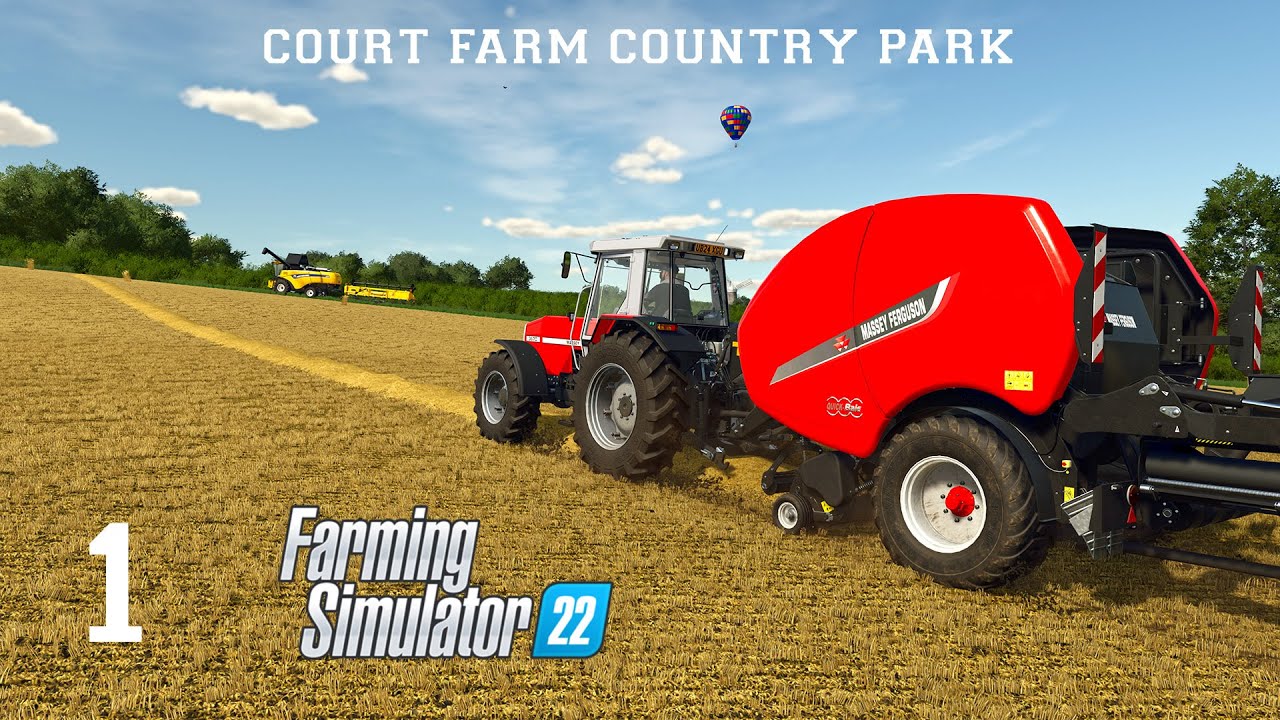 Feeding the Rabbits and Making Hay for the Animals on Court Farm Series Episode 1 (FS22)