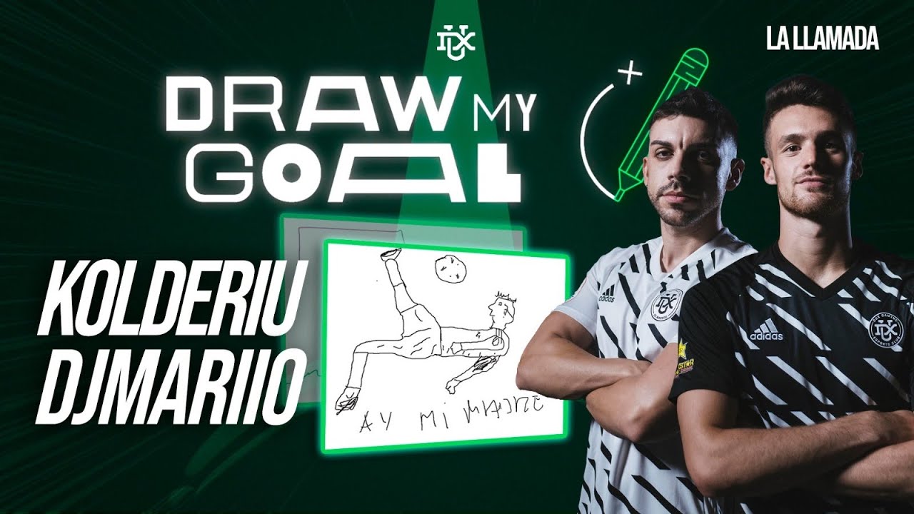 ADIVINANDO GOLES por DIBUJOS | con DJMARIIO y KOLDERIU | DRAW MY GOAL | LA LLAMADA