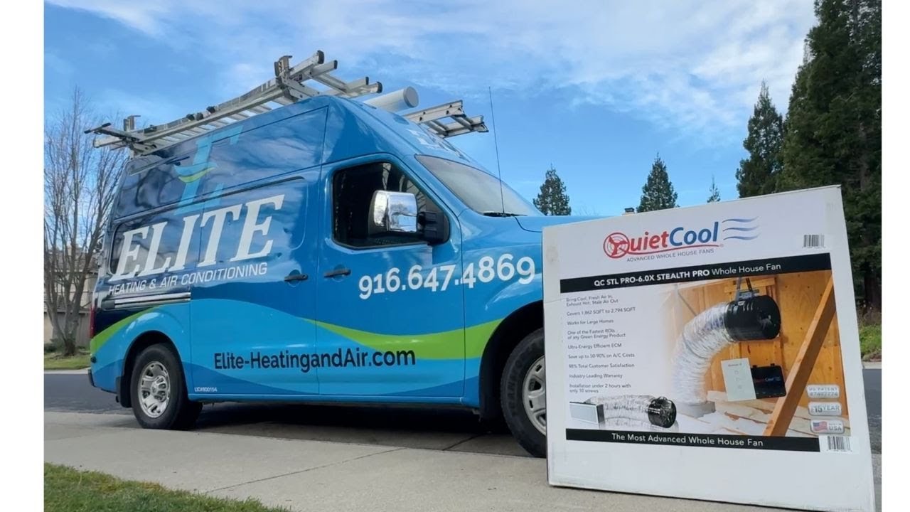 QuietCool Whole House Fan Installation | Elite Heating & Air Conditioning