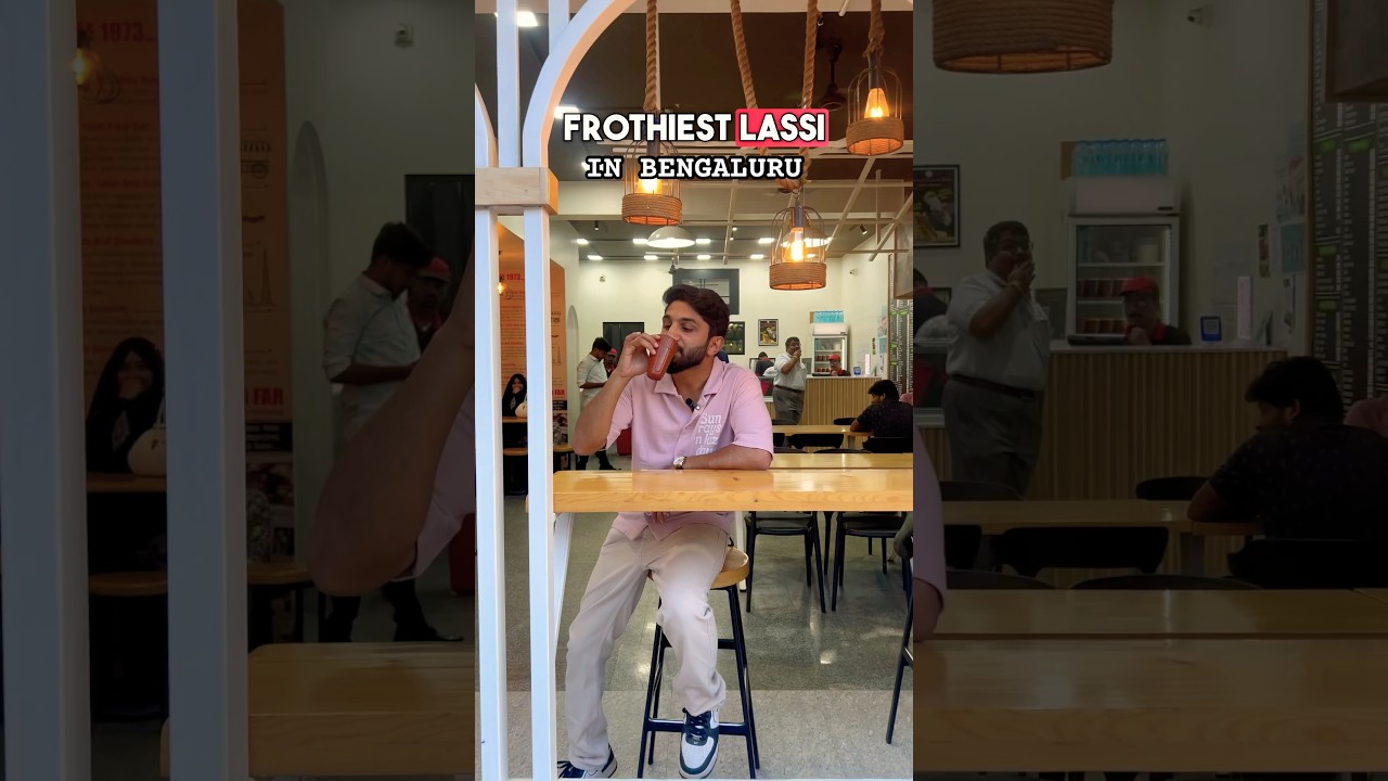52 Years of Frothy Bliss 🥛 | Sreeraj Lassi Bar Bengaluru | Hidden Food Spot Day 8 #mrkhaneats #food