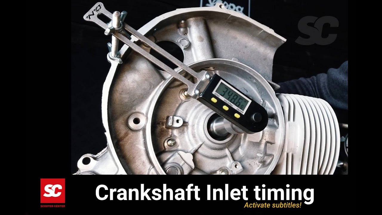 Scooter Center Tutorial - Setting the Inlet Timing Vespa PX