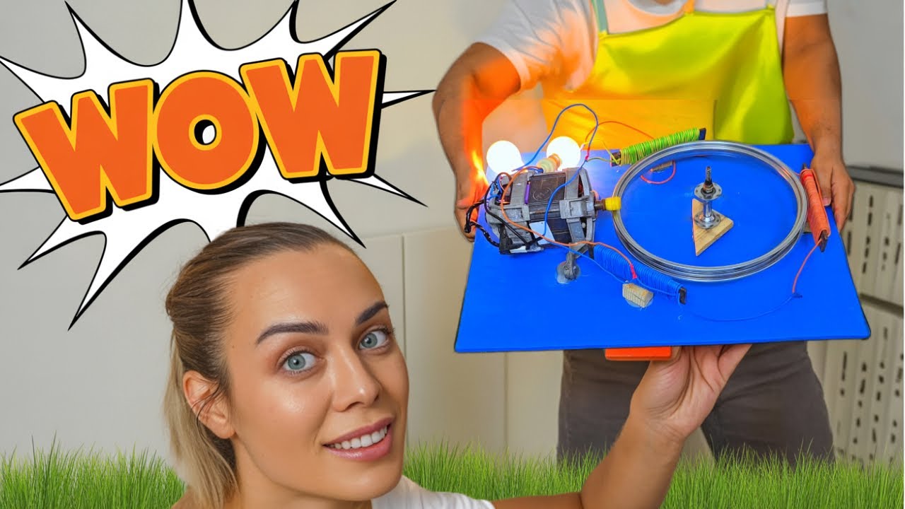Generate Electricity at HOME with This Crazy Simple Bicycle Wheel Hack