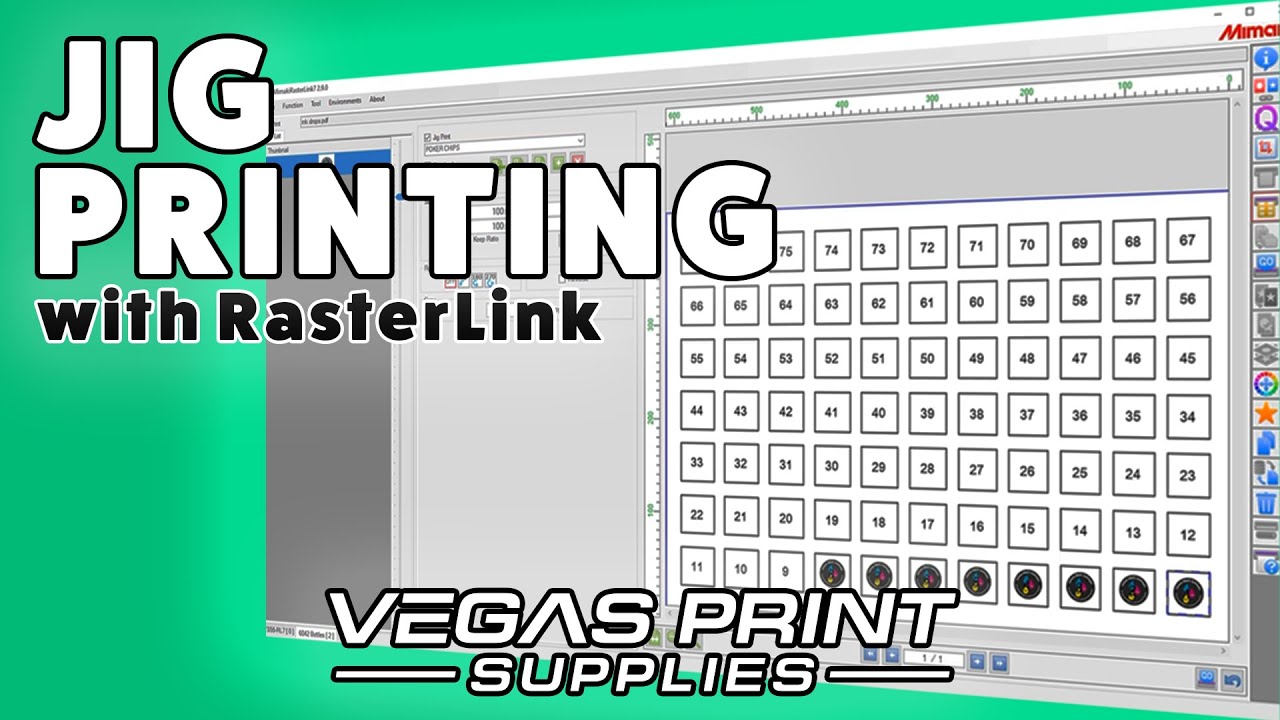 Mimaki RasterLink Jigs