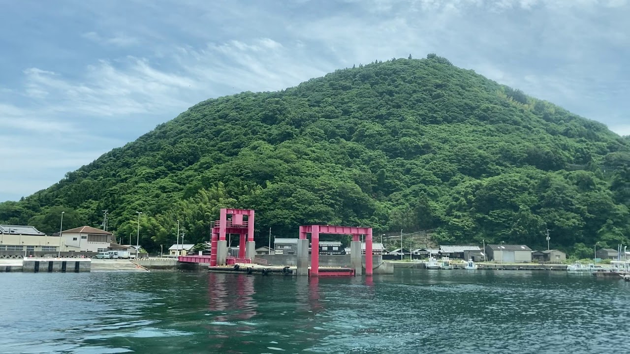 中島汽船(高速船)船窓[1/2]津和地島→中島(神浦港)/ 津和地島1234発(高浜行)