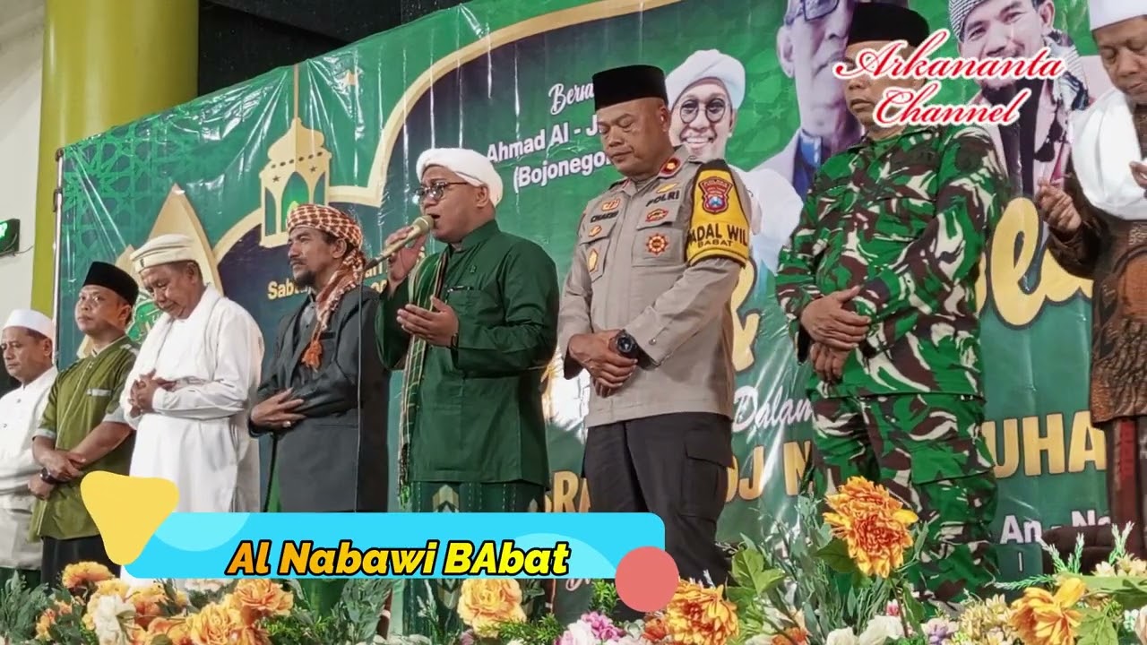 Mahallul Qiyam - Habib Ahmad Al Jufri live Masjid Besar Babat