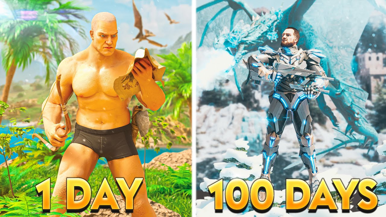 3 YouTubers Against 1000 Players on Ragnarok ARK: Survival Ascended PvP
