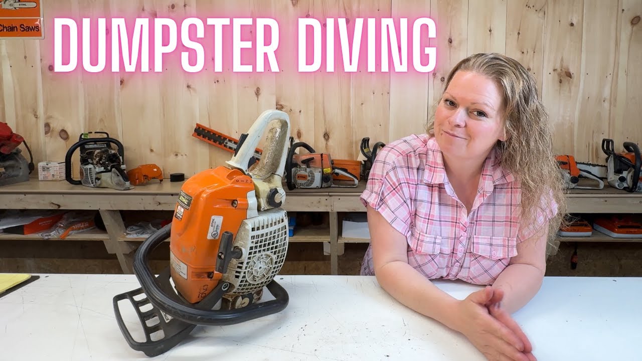 Stihl MS271 Farmboss Chainsaw FOUND IN THE GARBAGE!  Will It Run ?