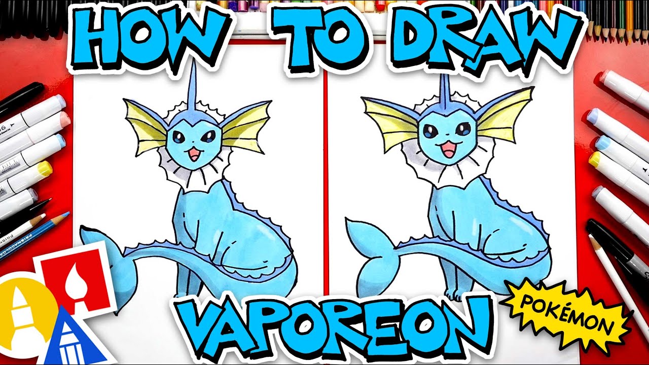 How To Draw Vaporeon Pokémon