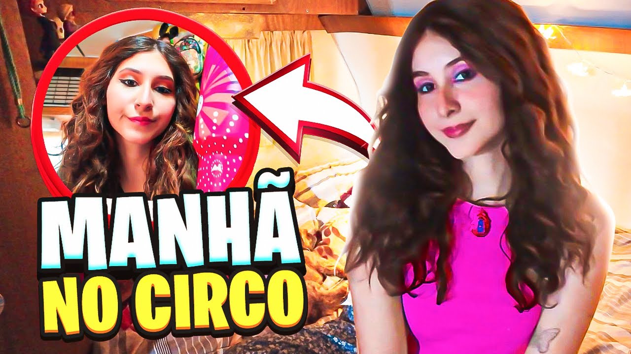 Uma manhã trabalhando no circo 🎪💖 | rotina da manhã com espetáculo 💫