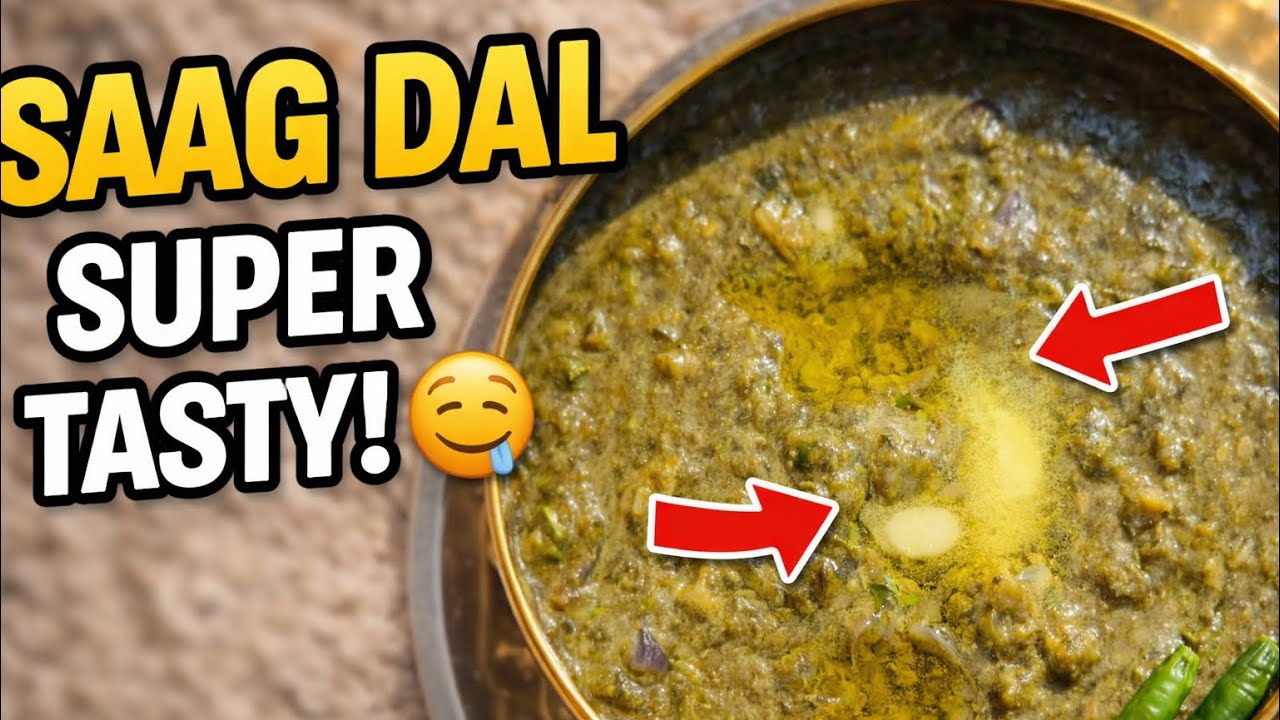 Chana Dal Saag Recipe 🤤 | Healthy Indian Saag Dal | Easy & Tasty Indian Home Cooking
