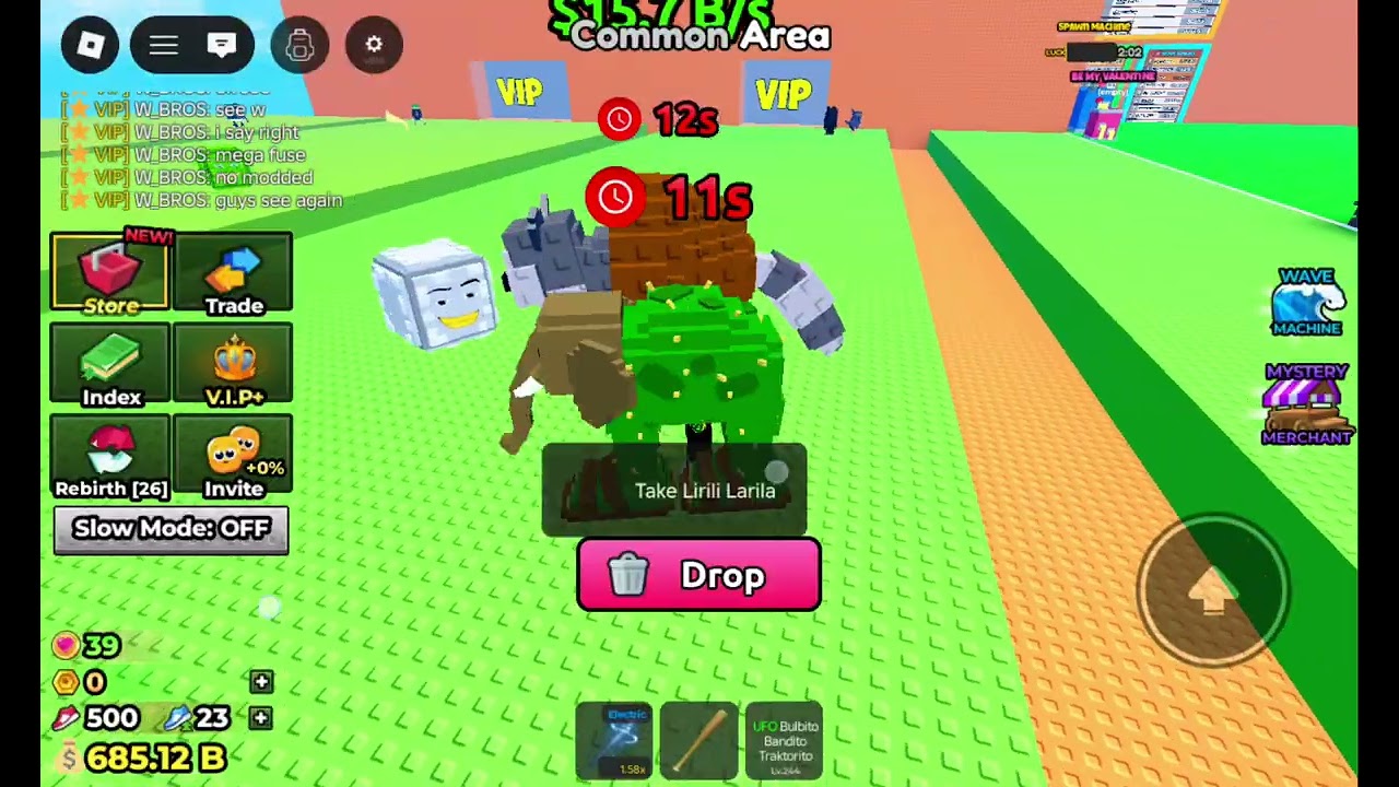 Escape tsunami for brainrot part 2 and mega fuse😲