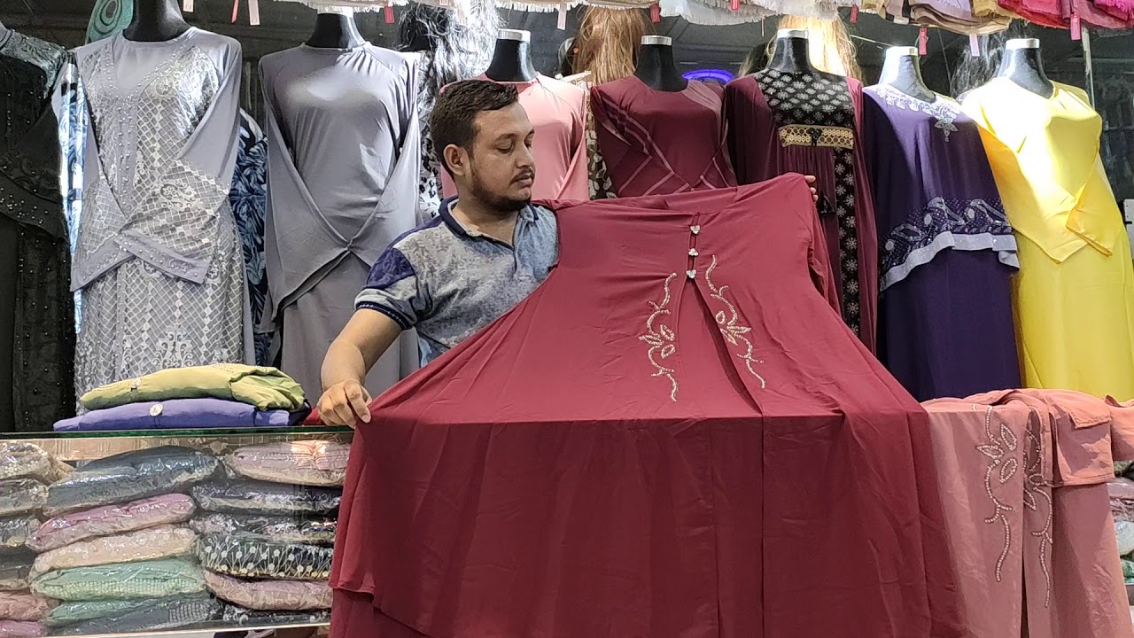 🌙Eid special 🌙ম্যাচিং হিজাব সহ Pakistani Party Borkha Collection[New Dubai Borkha Bazar]