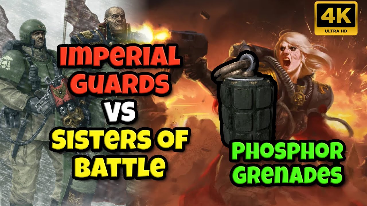 Purity Through Flame — Sisters of Battle Unleash Phosphor Grenades on the Imperial Guard #dow #rts