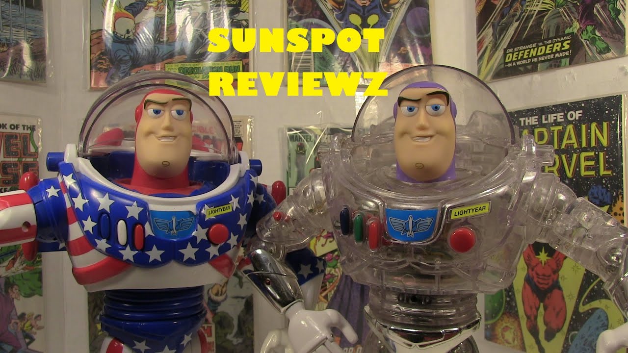 **RARE** Toy Story Buzz Lightyear Transparent/Patriot Versions