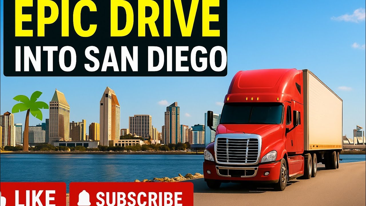  👉 Epic Drive Entering San Diego California | Stunning Highway Journey!