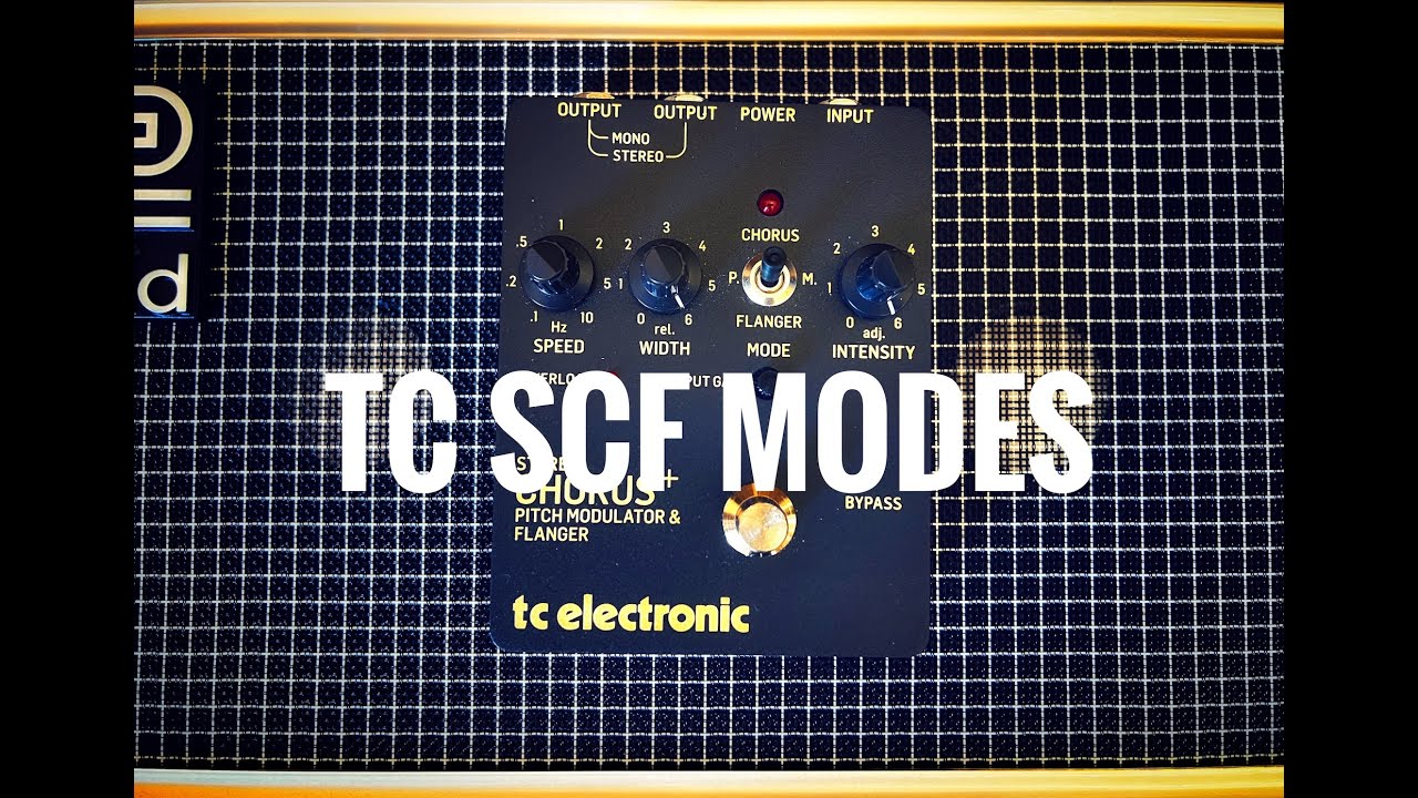 TC Electronic SCF Gold Chorus: Chorus, Flanger and Pitch Modulation