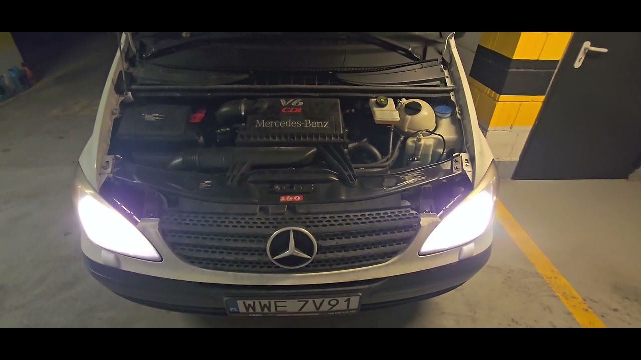Praca silnika Mercedes - Benz Vito 120cdi 3.0v6 diesel 2010r