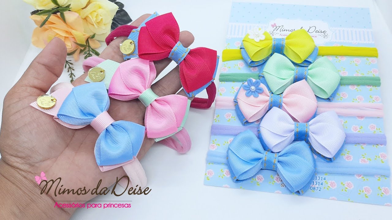 LAÇO CRUZADO DUPLO NA FITA N°5 🎀 By Deise Souza