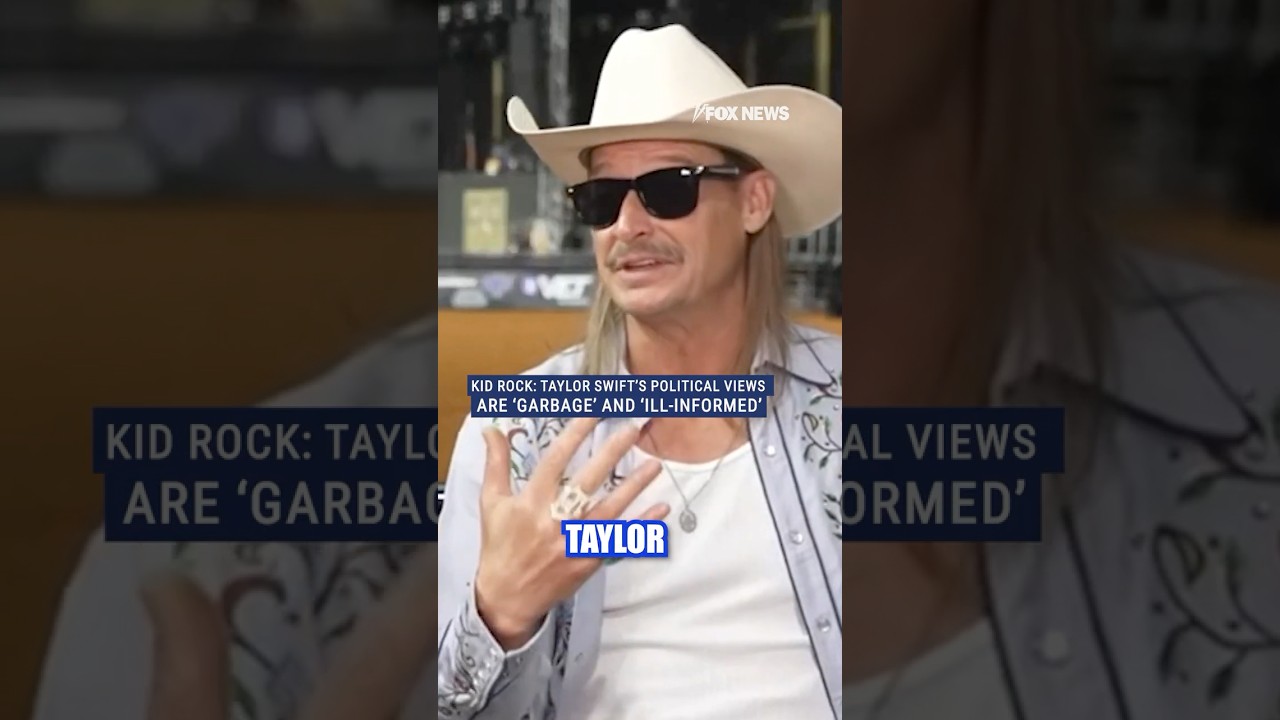 Kid Rock says Taylor Swift&rsquo;s politics lie in wanting to be &lsquo;Hollwood&rsquo;s darling&rsquo; #news #shorts #us