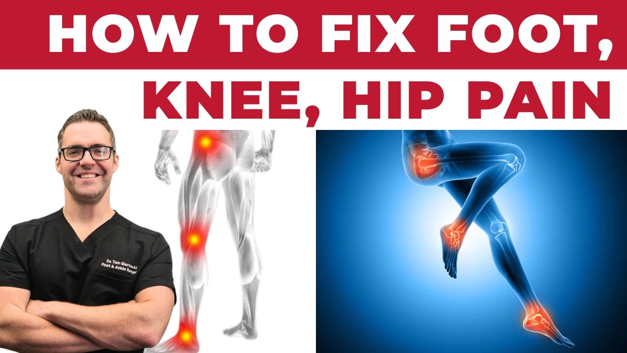 How To Reverse Foot, Knee & Hip Pain with Orthotics & Insoles FAST