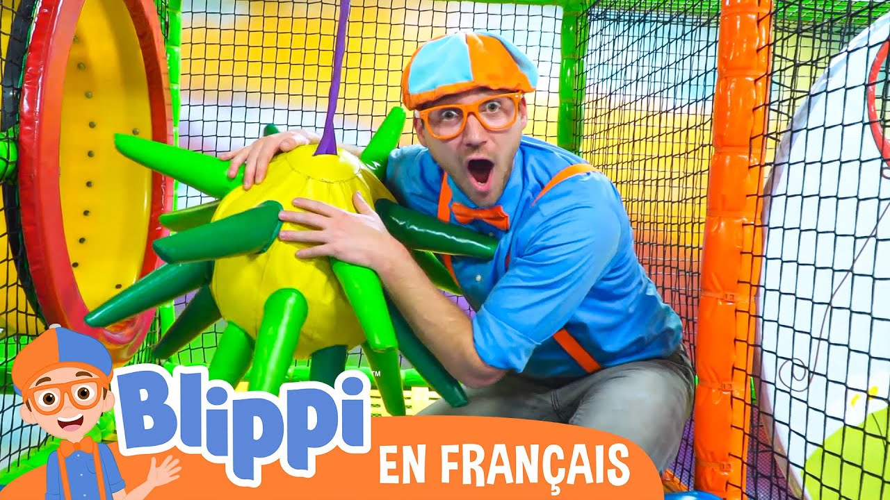 Blippi au parc de jeux couvert | Blippi en fran&ccedil;ais | Vid&eacute;os &eacute;ducatives pour enfants