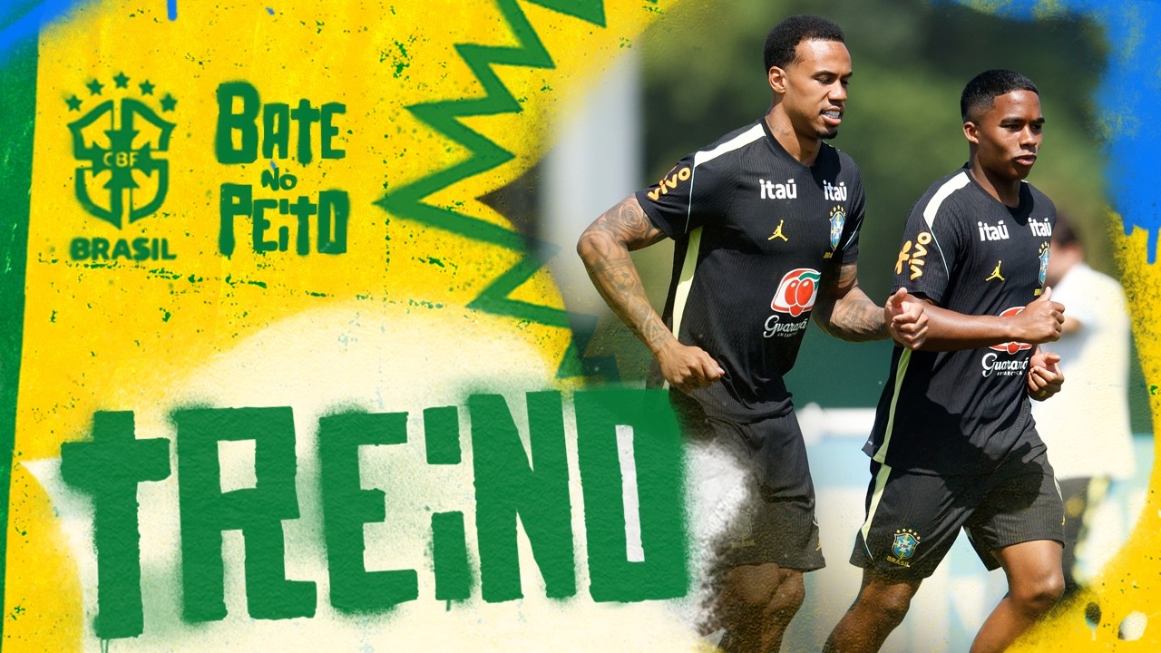 AO VIVO: TREINO DA SELE&Ccedil;&Atilde;O BRASILEIRA MASCULINA PRINCIPAL