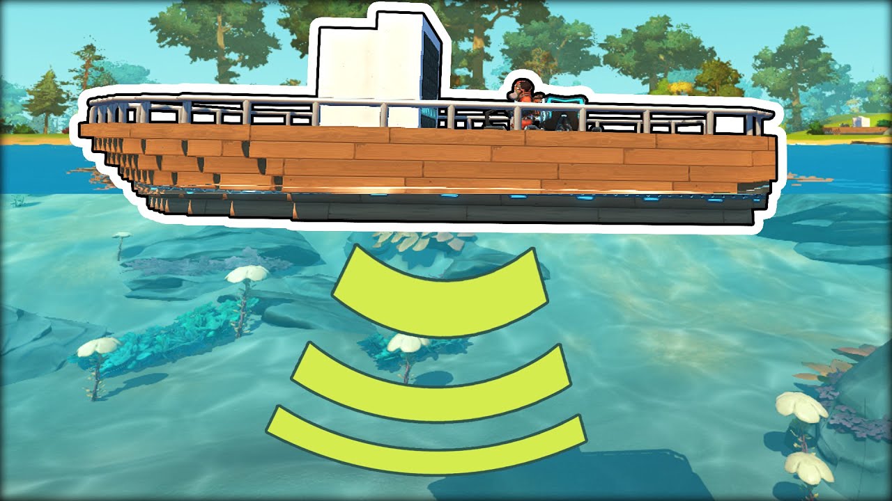 I Built a Depth Finding Boat for Mapping the Ocean Floor! (Scrap Mechanic Gameplay)