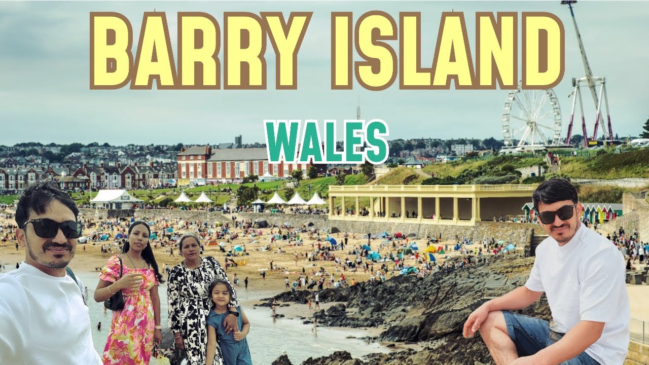 BARRY ISLAND BEACH WITH FAMILY || VLOG-8 || WALES UK