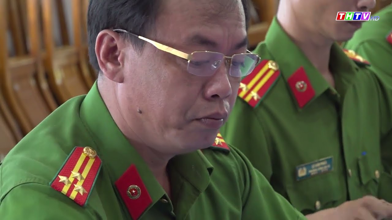 Giám đốc công an Trà Vinh kiểm tra công tác giữ gìn ANTT xã Hiếu Tử - Tiều Cần