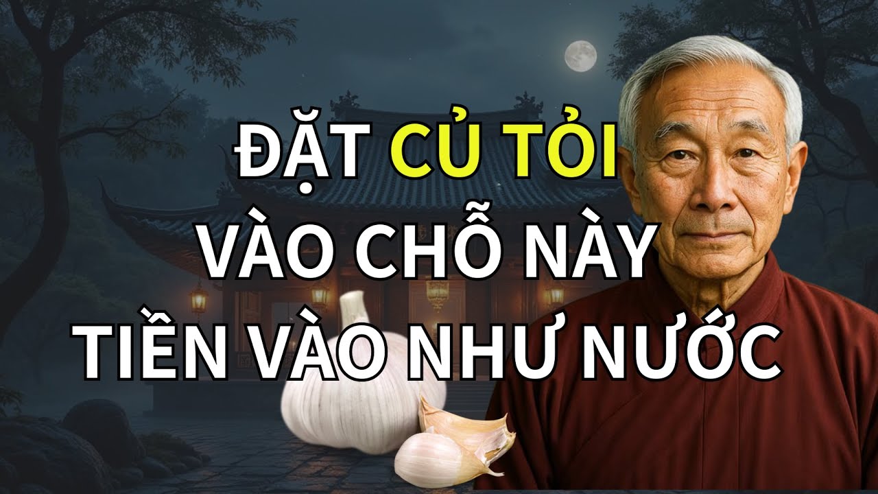 Đặt 1 Củ Tỏi Ở Vị Trí Này Sau 1 Đêm, May Mắn Tài Lộc Bất Ngờ Tìm Đến | Trí Tuệ Phật Giáo