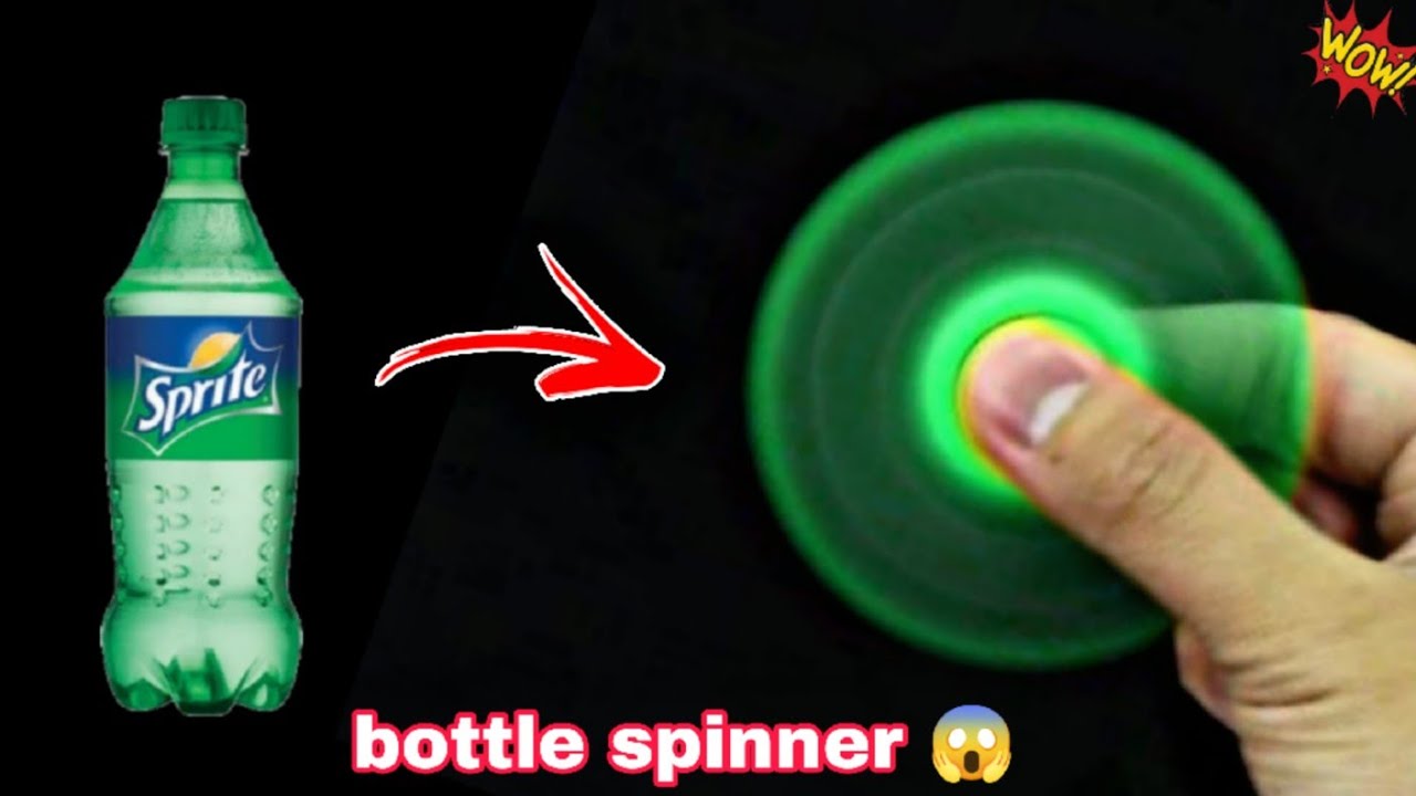 how to make a fidget spinner with bottle 😱😱 diy spinner at home - bottle craft - स्पिनर कैसे बनाएं।