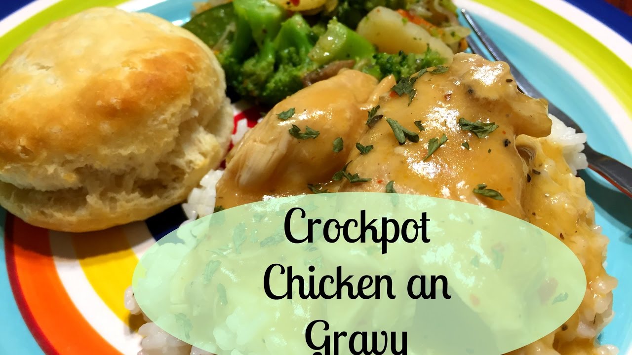 Love on the table| Chicken an Gravy |Crockpot meal